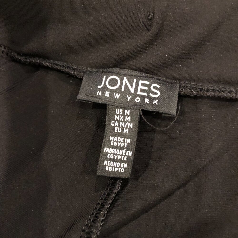 Jones New York Wide Leg Black Capri Pants, Size M - Picture 9 of 9